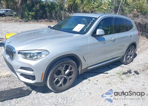 2021 BMW X3 Sdrive30I из США, поврежденный, VIN 5UXTY3C06M9E84441